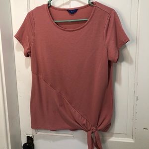 Knotted dress tee